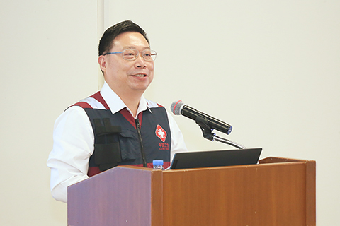 ◎ 重慶市衛生健康委員會周林副主任介紹了在阿蘇兩國抗疫工作情況。