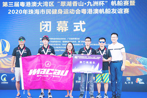 ◎ 澳門帆船隊成員合照。