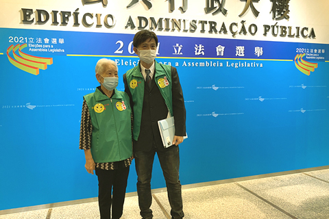 ◎ 「澳門全勝」昨向立法會選管會提交候選人名單和政綱。