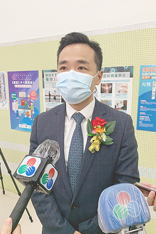 　◎ 衛生局局長羅奕龍稱密切留意廣州疫情變化。
