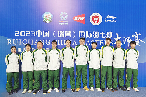 ◎ 澳門羽毛球代表隊。