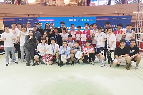 ◎ 高德利體育會拳擊運動員在珠海參賽。