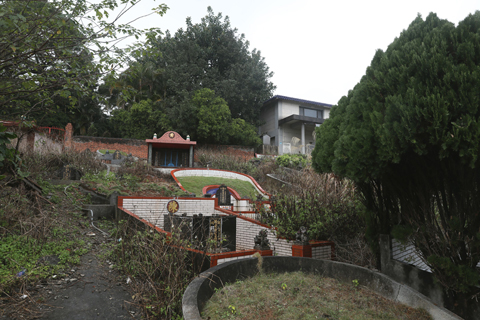 ◎ 二0二四年三月,中新社記者赴台灣新北市後山公園尋訪連橫墓園。(中新社記者楊程晨 攝)