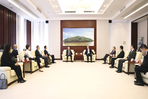 ◎ 最高人民法院副院長楊萬明會見澳門特區法院代表團。