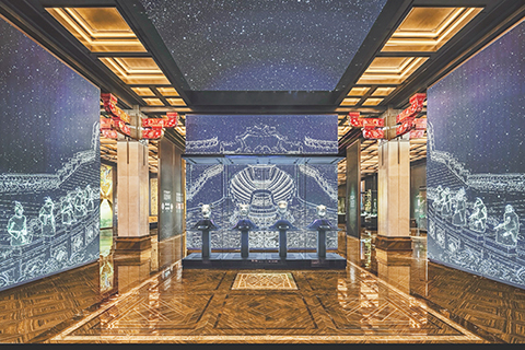 ◎ 首展「藍色飄帶——探索神秘海域邂逅絲路遺珍」,當中亮點包括圓明園四獸首銅像。