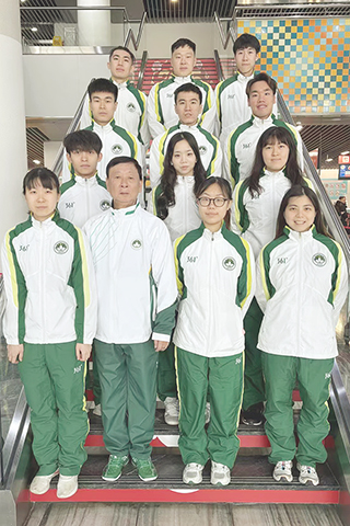 ◎ 澳門羽毛球代表團征戰亞洲賽。
