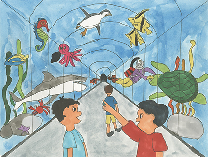 繽紛水族館 鏡平學校 二年級 鄭梓烽