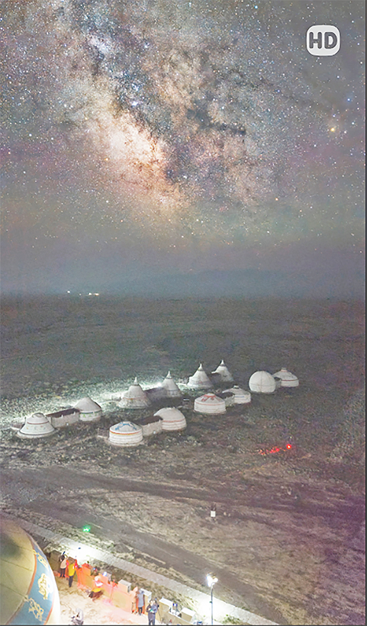 ◎ 無人機拍銀河。