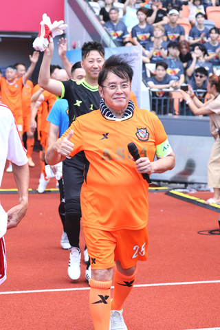 ◎ 香港明星足球隊支持「樂動新城慈善運音會」。