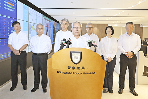 ◎ 特區政府部署系列措施及防災工作,全力保障市民旅客生命財產安全。