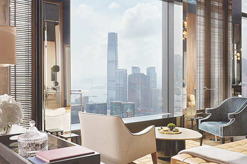 ◎ 二0二五年「世界五十最佳酒店」榜單日前於英國倫敦揭曉,香港瑰麗酒店奪下世界第一。圖為香港瑰麗酒店內部圖。(香港瑰麗酒店供圖)