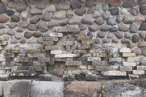 ◎ 這是九月十七日在墨西哥瓦哈卡州亞古爾遺址拍攝的一景。