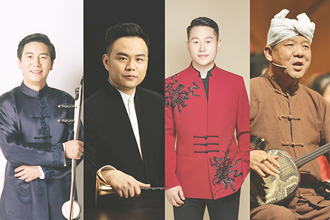 ◎ 左起:沈誠、王展展、蘇文、高永原。