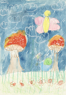 雨景 培道中學(南灣分校) 一年級 陳筱瑜