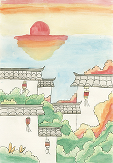 風景 青洲中學 四年級 孫航展