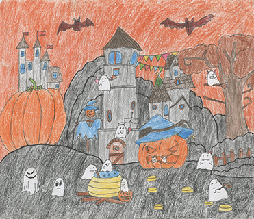 萬聖節 沙梨頭坊眾學校 六年級 周皓