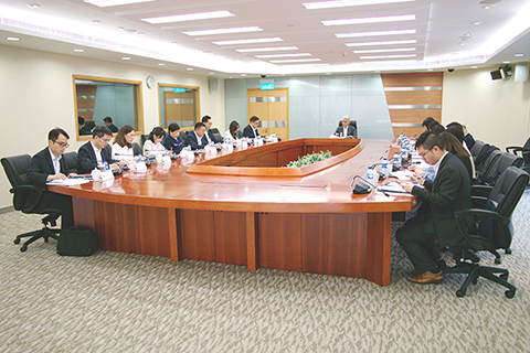 ◎ 促進就業工作組舉行工作會議。