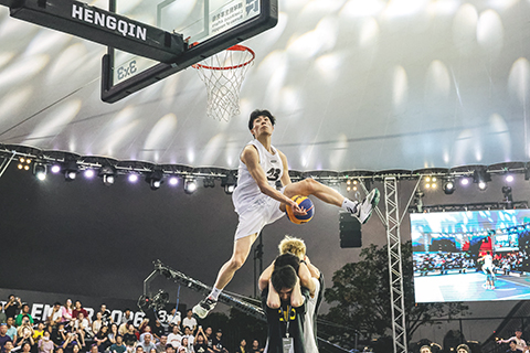 ◎ 本屆賽事扣籃大賽冠軍葉建麟。