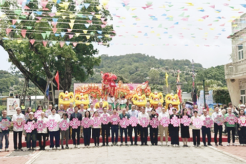 ◎ 農曆四月初八為譚公誕,光輝路環四月初八系列活動會景巡遊已成路環盛事。