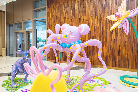 ◎ 兒童藝術展「騎風的艾可」(美獅美高梅展區)。