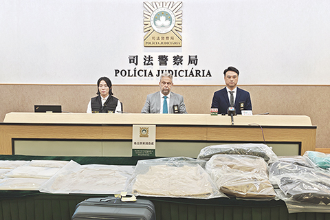 ◎ 司警發言人講述案情。