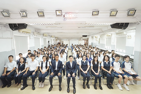 ◎ 同善堂師生參與「向國旗敬禮」分享會。